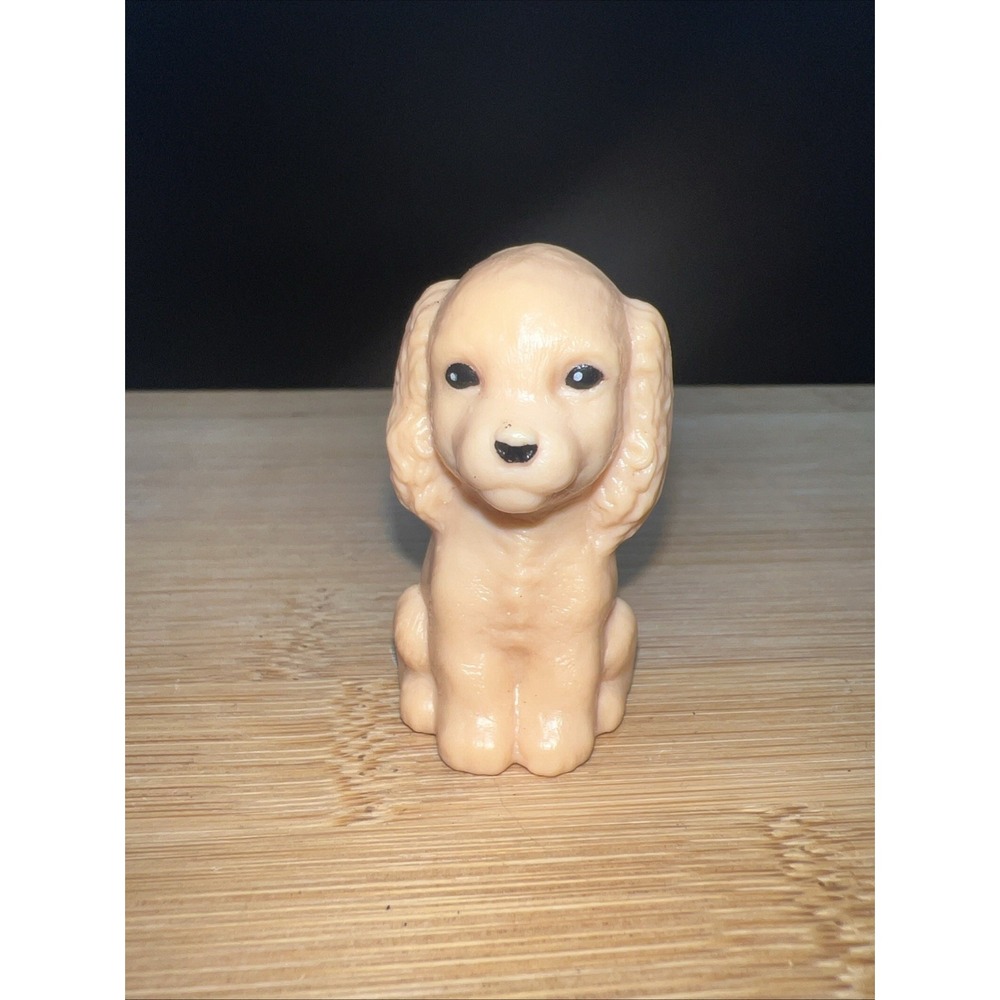 1999 Mattel Barbie Pet Loving Tan Dog Toy/Figure.